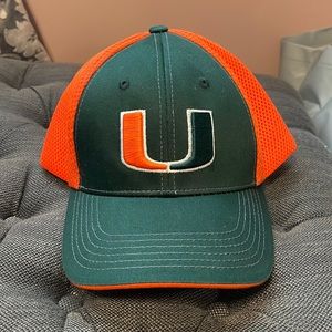 Collegiate headwear- university of Miami hat